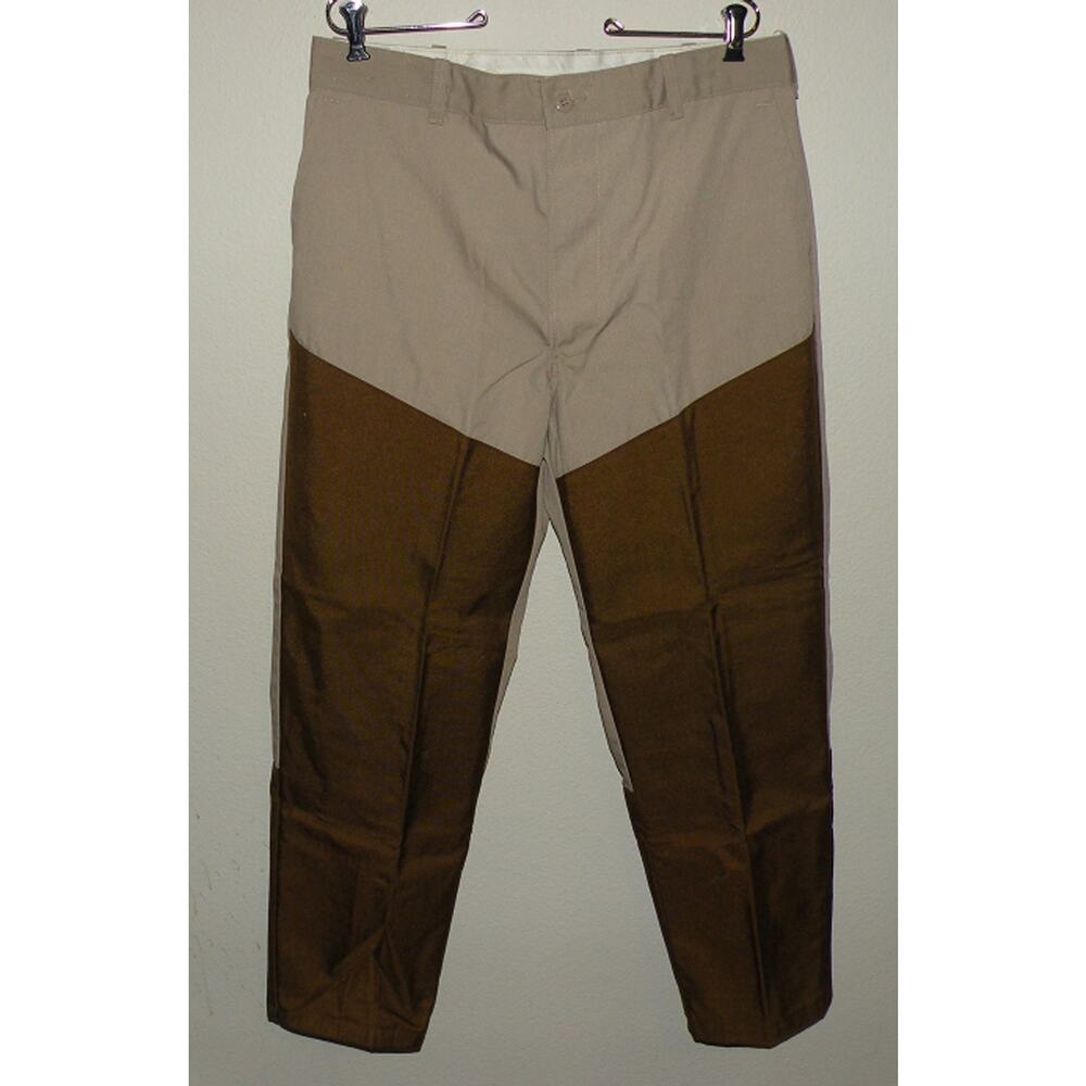 Lot 2 Rattlers Brand Mens Brush Guard Snake Pant 36 x 28 Tan Green NWOT Made USA